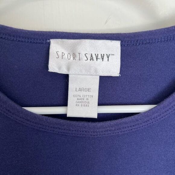 Sport Savvy y2k American flag T-shirt with rhinestones size L - Picture 5 of 6